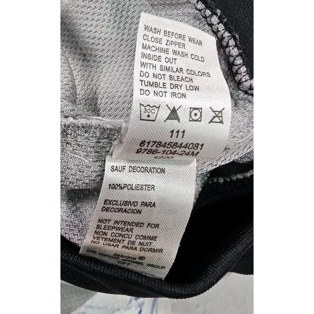Nike Jordan Boys Grey Black Jacket Air Y2K TODDLER SIZE 24 MONTHS